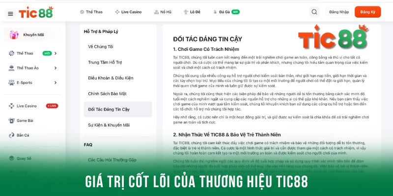 Tic88 hoạt động với mục tiêu mang đến không gian cá cược an toàn